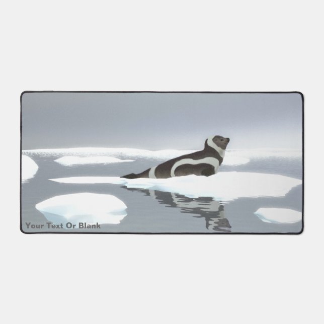 Alfrombrillas De Escritorio Sello De Cinta En El Hielo (Anverso)