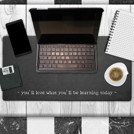 Alfrombrillas De Escritorio Sencillo Chalkboard Chalkboard Cita Escritorio Mat