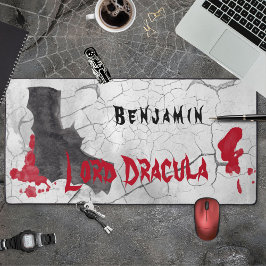 Alfrombrillas De Escritorio Señor Gótico Drácula Vampiro Halloween Oficina