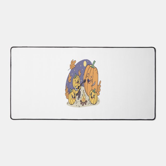 Alfrombrillas De Escritorio Serenade la Campfire de calabaza (Anverso)