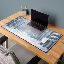 Alfrombrillas De Escritorio Serene Winter Forest Mouse Pad