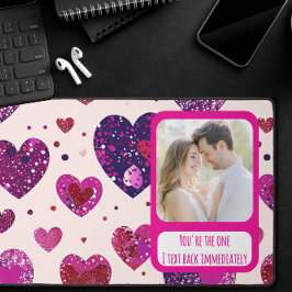 Alfrombrillas De Escritorio Shimmer Purple Heart Txt Back inmediatamente