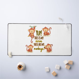 Alfrombrillas De Escritorio ¡Sí! Este es mi circo, estos son mis cuatro monos