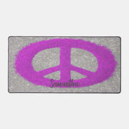 Alfrombrillas De Escritorio Signo de paz púrpura