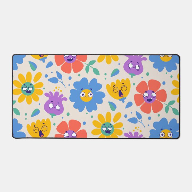 Alfrombrillas De Escritorio Silly Spring Faces Desk Mat (Anverso)