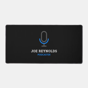 Alfrombrillas De Escritorio Símbolo de micrófono, podcaster, podcast