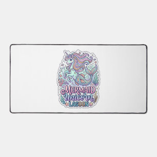 Alfrombrillas De Escritorio Sirena Unicornio Laguna Unicornio Diseño Gráfico Z