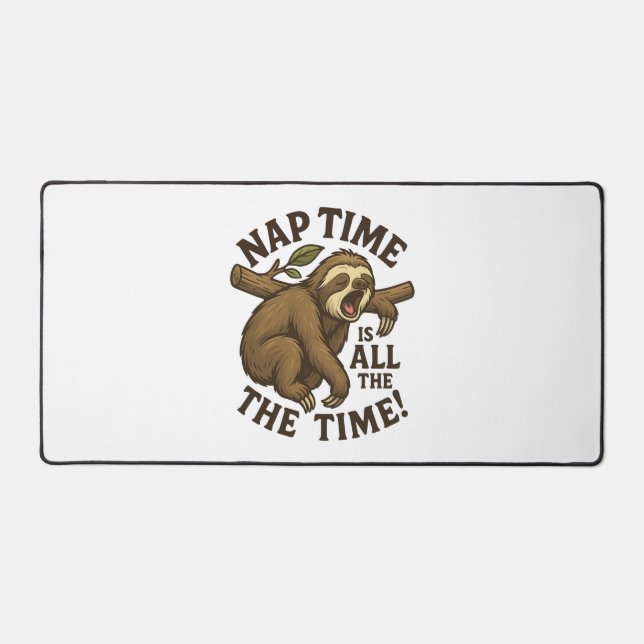 Alfrombrillas De Escritorio Sleepy Sloth Funny (Anverso)