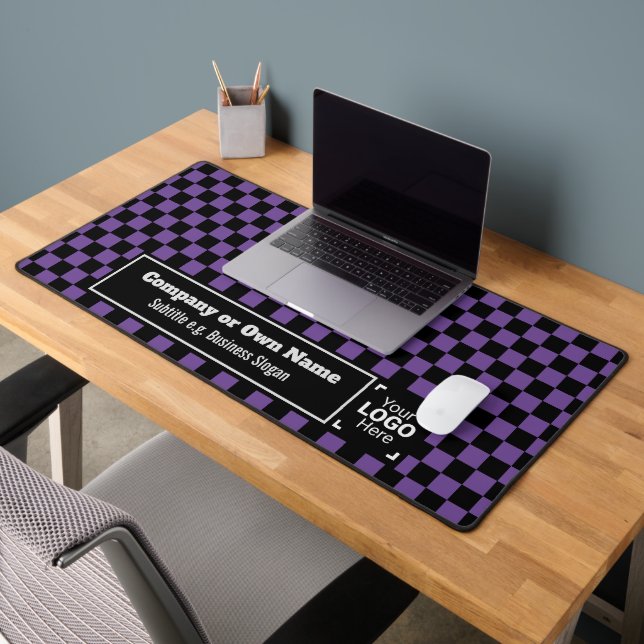 Alfrombrillas De Escritorio Smart Purple Check: marca profesional (Oficina 2)