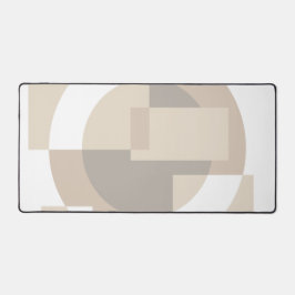 Alfrombrillas De Escritorio Soft Geometric Blocks – Beige Neutral Geometry