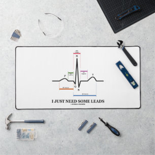 Alfrombrillas De Escritorio Solo Necesito Algunos Plancos De Humor Médico ECG 
