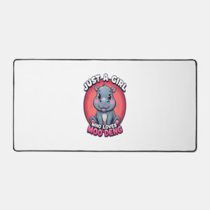 Alfrombrillas De Escritorio Solo un Chica que ama a Moo Deng Cute Hippo fans d