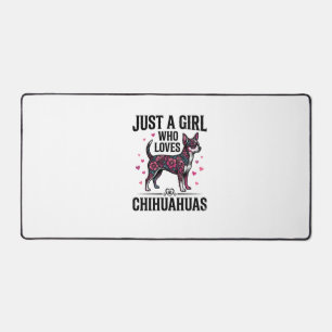 Alfrombrillas De Escritorio Solo Una Chica Que Ama Chihuahuas Diseño Vintage D