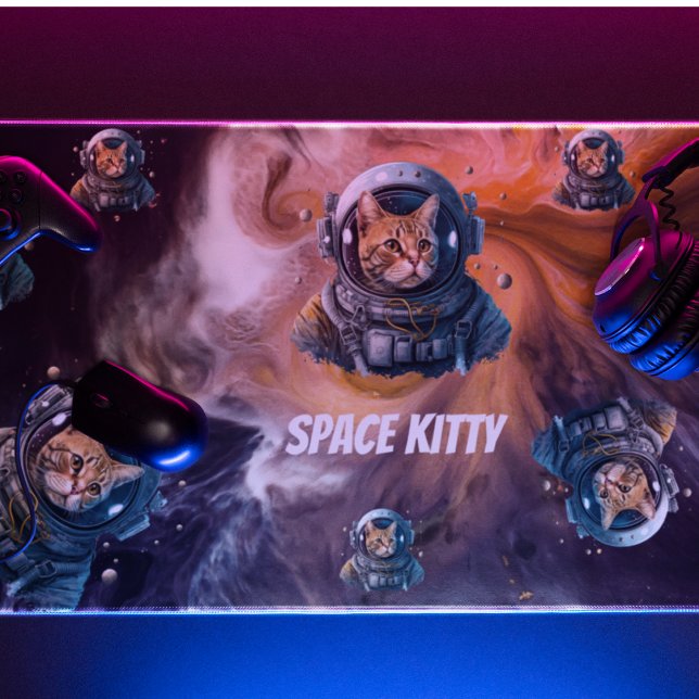 Alfrombrillas De Escritorio Space Kitty Deskmat (Subido por el creador)