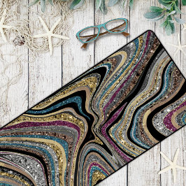 Alfrombrillas De Escritorio Sparkle Glam arte de mármol purpurinoso de niñas