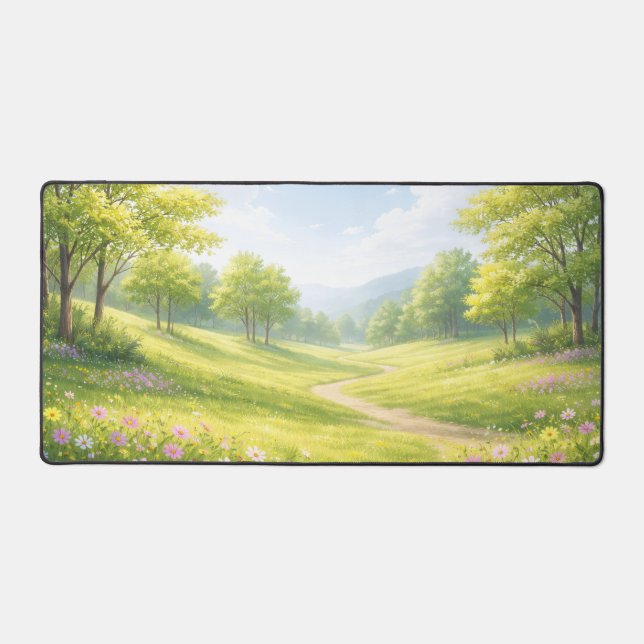 Alfrombrillas De Escritorio Spring Meadow Nature Mouse Pad (Anverso)