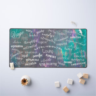 Alfrombrillas De Escritorio Starry Virgo Zodiac Trats Cosmic Night Sky Textos