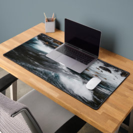 Alfrombrillas De Escritorio Stormy ocean waves, art photo