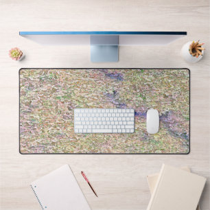 Alfrombrillas De Escritorio Stucco Green Sea Desk Mat