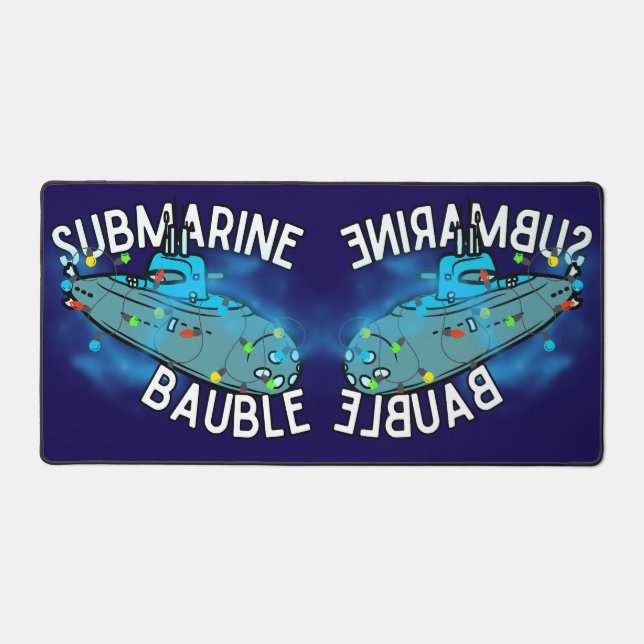 Alfrombrillas De Escritorio Submarino, bauble, navidades (Anverso)