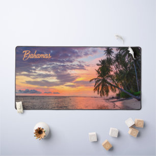 Alfrombrillas De Escritorio Sunset de personalizado Text Bahamas
