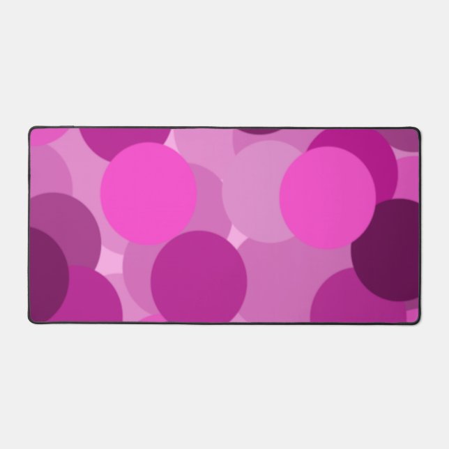 Alfrombrillas De Escritorio Superposición de círculos rosados (Anverso)