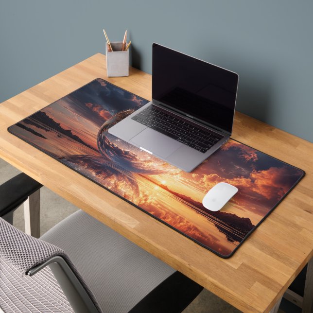 Alfrombrillas De Escritorio Surreal Reflective Sphere Containing Stars (Oficina 2)