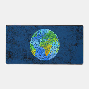 Alfrombrillas De Escritorio Swirly Earth