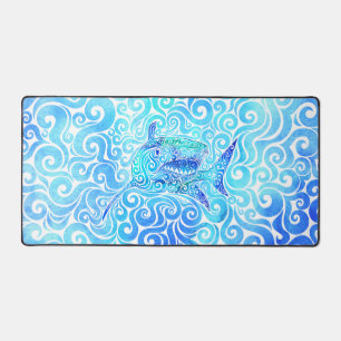 Alfrombrillas De Escritorio Swirly Shark