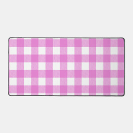 Alfrombrillas De Escritorio Tapado de búfalo rosa y blanco