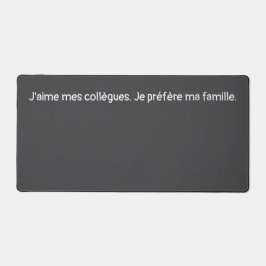Alfrombrillas De Escritorio Tapis de bureau Collègues vs Famille