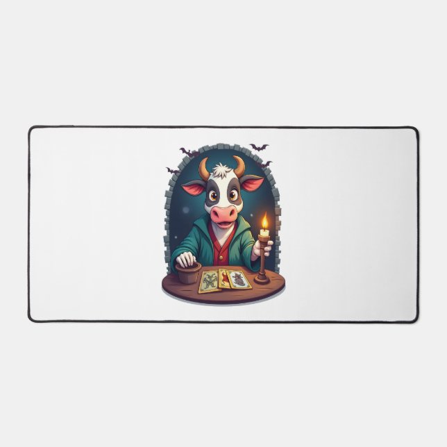 Alfrombrillas De Escritorio Tarot de vaca del terror (Anverso)