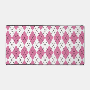 Alfrombrillas De Escritorio Tartan de los 70 Rosa Dedito