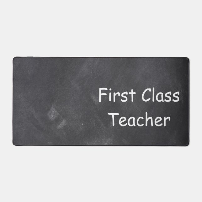 Alfrombrillas De Escritorio Teacher Chalkboard Design Gift Idea (Anverso)