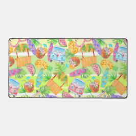 ALFROMBRILLAS DE ESCRITORIO TEMA HAWAIANO DE VERANO ACUARELA