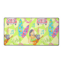 TEMA VERANO HAWAIANO ACUARELA