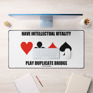 Alfrombrillas De Escritorio Tener Vitalidad Intelectual Juega Bridge Duplicado