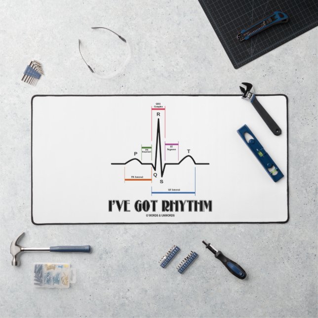 Alfrombrillas De Escritorio Tengo electrocardiograma ECG EKG de ritmo (Puesto de trabajo)