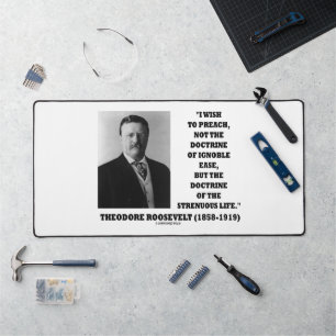 Alfrombrillas De Escritorio Teodore Roosevelt Doctrine Strenuous Life Quote
