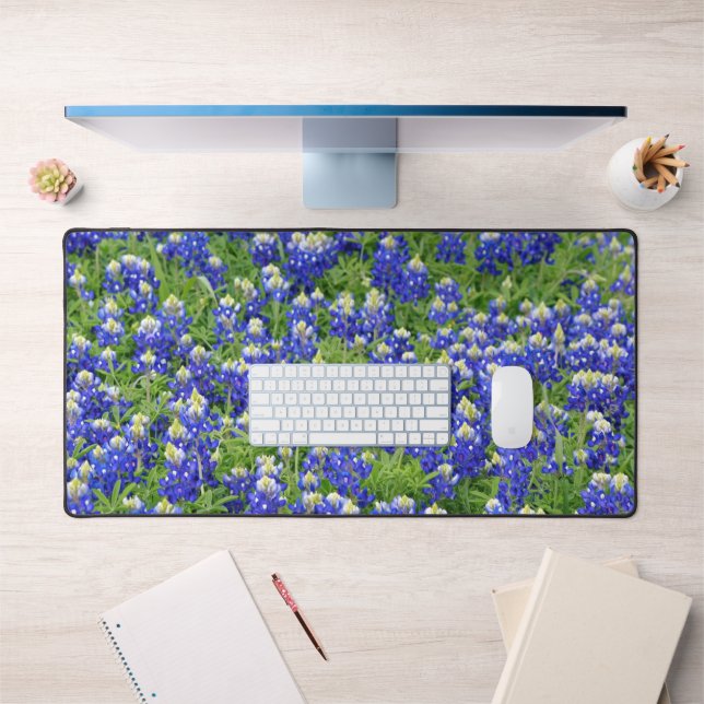 Alfrombrillas De Escritorio Texas Bluebonnets Desk Mat Pad (Oficina 1)