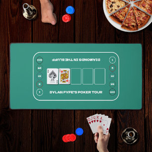 Alfrombrillas De Escritorio Texas Hold'em House Fiesta Green White Poker Table