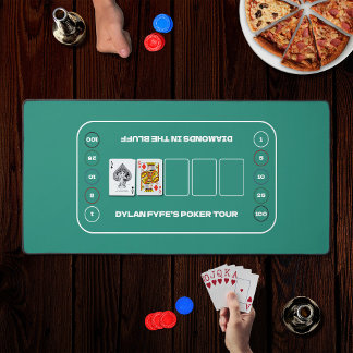 Alfrombrillas De Escritorio Texas Hold'em House Fiesta Green White Poker Table