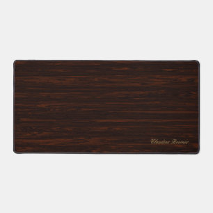 Alfrombrillas De Escritorio Textura clásica de aspecto de madera con nombre de
