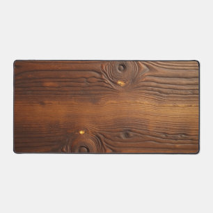 Alfrombrillas De Escritorio Textura de madera oscura rústica marrón natural