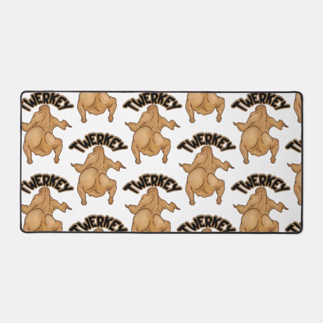 Alfrombrillas De Escritorio Thanksgiving Twerkey  Desk Mat (Anverso)