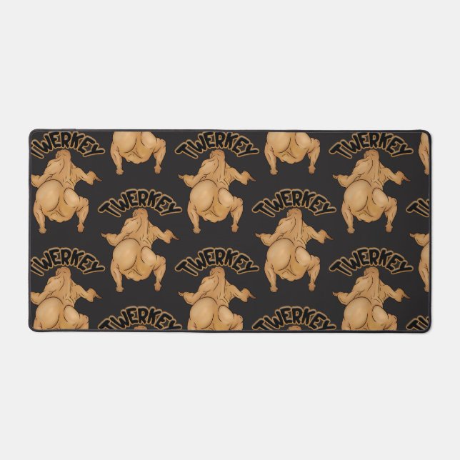 Alfrombrillas De Escritorio Thanksgiving Twerkey  Desk Mat (Anverso)