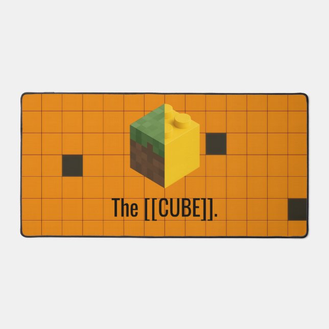 Alfrombrillas De Escritorio The [[CUBE]] Desk Mat (Anverso)