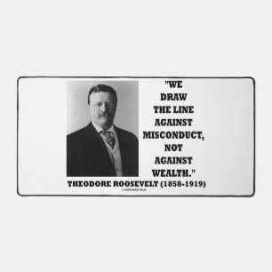 Alfrombrillas De Escritorio Theodore Roosevelt contra la mala conducta, no con