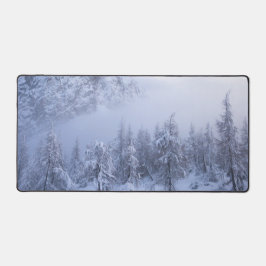 Alfrombrillas De Escritorio Tierras maravillosas del invierno, niebla, bosque 