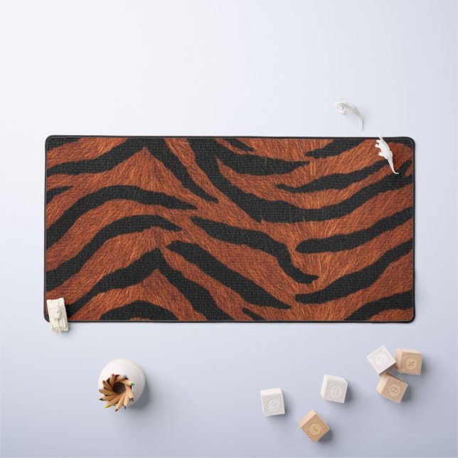 Alfrombrillas De Escritorio Tiger Stripe Wild Pattern (Mesa para niños)